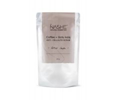 NASHE Anti-celulite Coffee Scrub After Gym 200g - Kávový peeling citron a šafrán