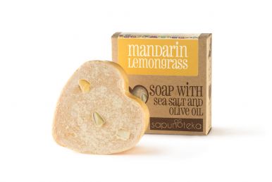 Sapunoteka Soap Sea Salt Mandarin & Lemongrass 125g - Mandarinka a citronová tráva